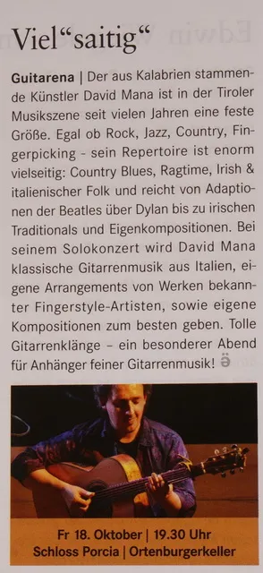 David Mana Gästebuch