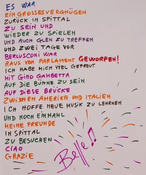 Beppe Gambetta Gästebuch