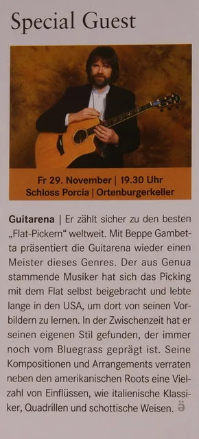 Beppe Gambetta Gästebuch