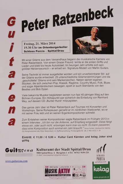 Peter Ratzenbeck Gästebuch