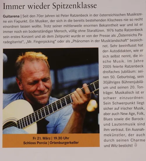 Peter Ratzenbeck Gästebuch