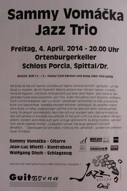 Sammy Vomacka Jazz Trio Gästebuch